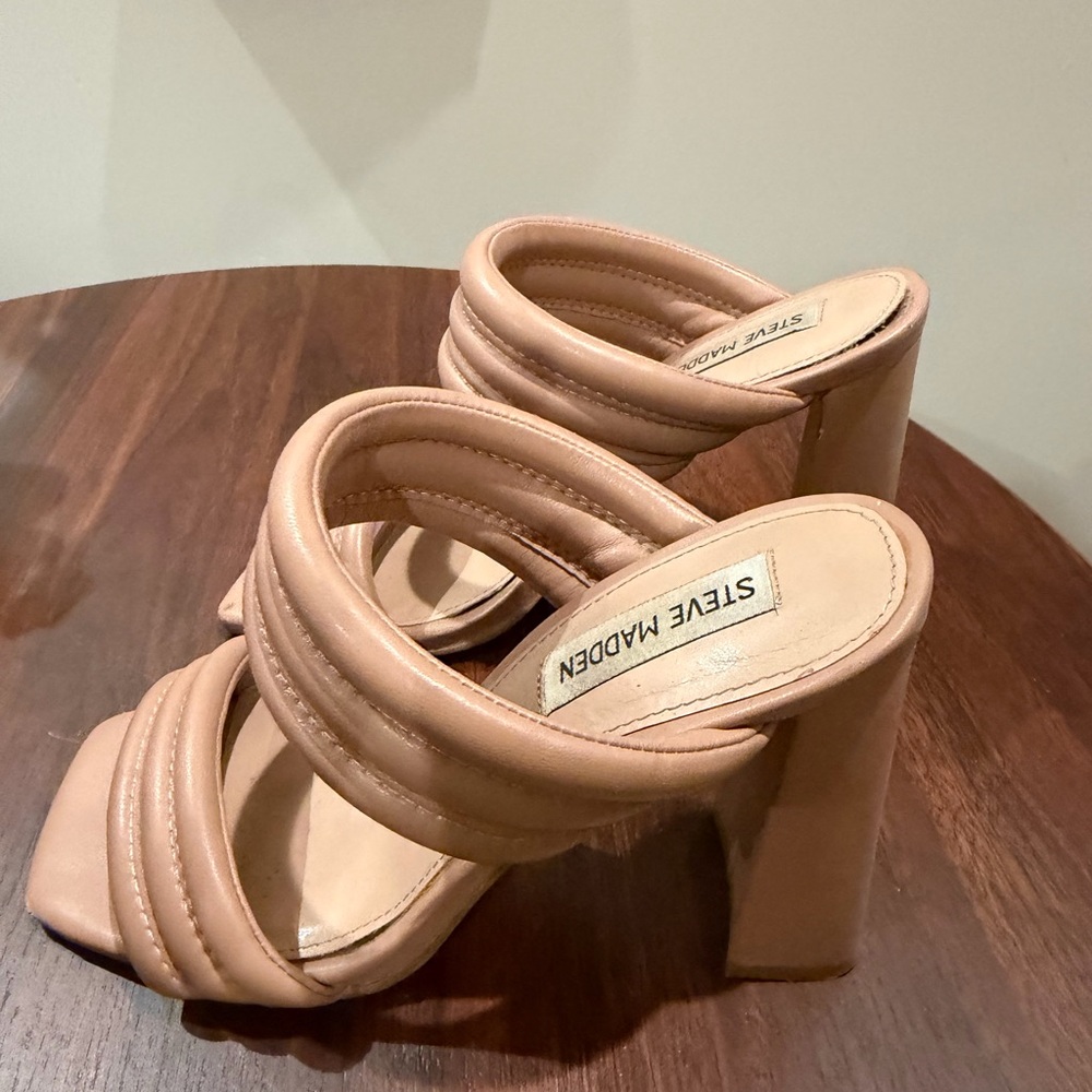 Steve Madden Nude Tahaini Heels